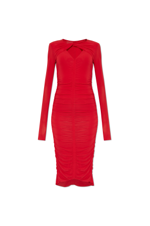 【送料&関税込】Ami Alexandre Mattiussi Sleeveless Dress Red Sleeveless Dress Ami Alexandre Mattiussi - Vitkac AS